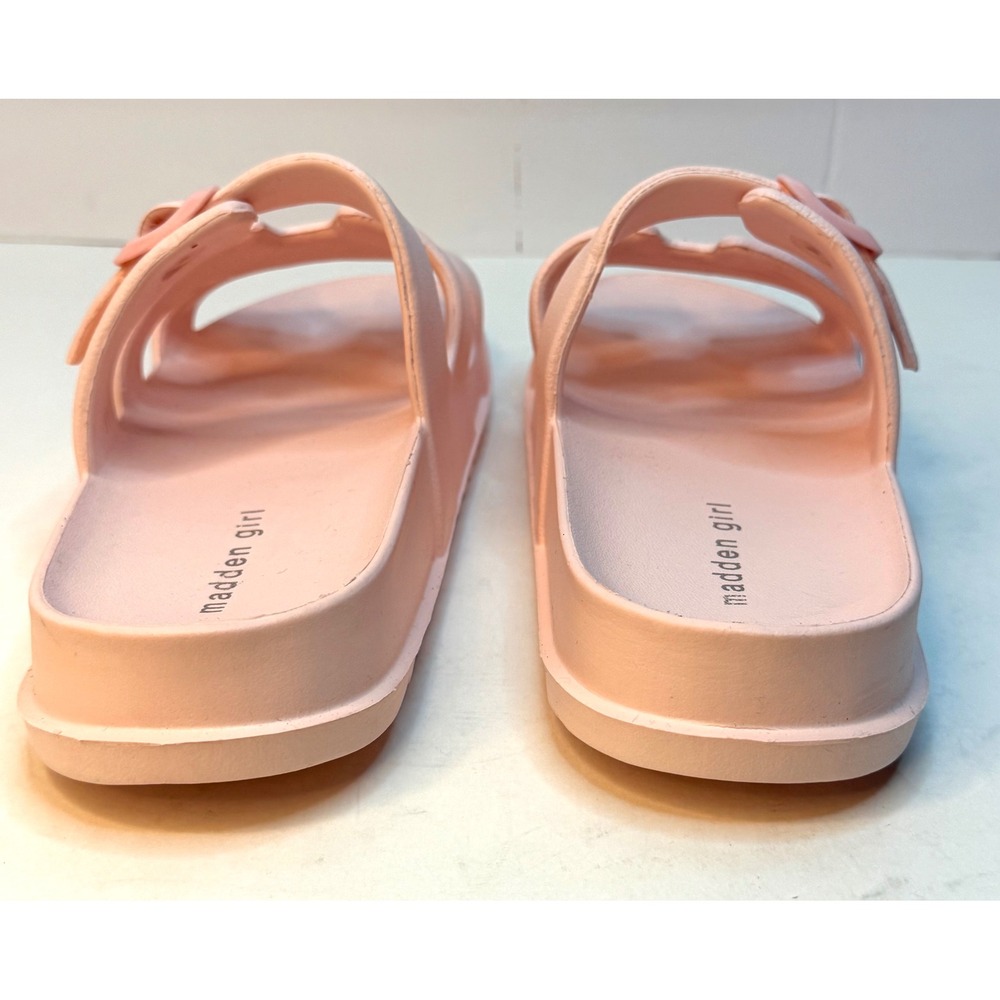 Madden Girl Darliing Banded Footbed Slide Sandals Pink Rose Size 11 NWT/BOX - Picture 5 of 10